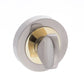 Satin Nickel/Brass Dual Finish Bathroom Turn and Release - S3WCRSNBP product image