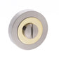 Satin Nickel/Brass Dual Finish Bathroom Turn and Release - S3WCRSNBP product image
