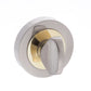 Satin Nickel/Brass Dual Finish Bathroom Turn and Release - S3WCRSNBP product image