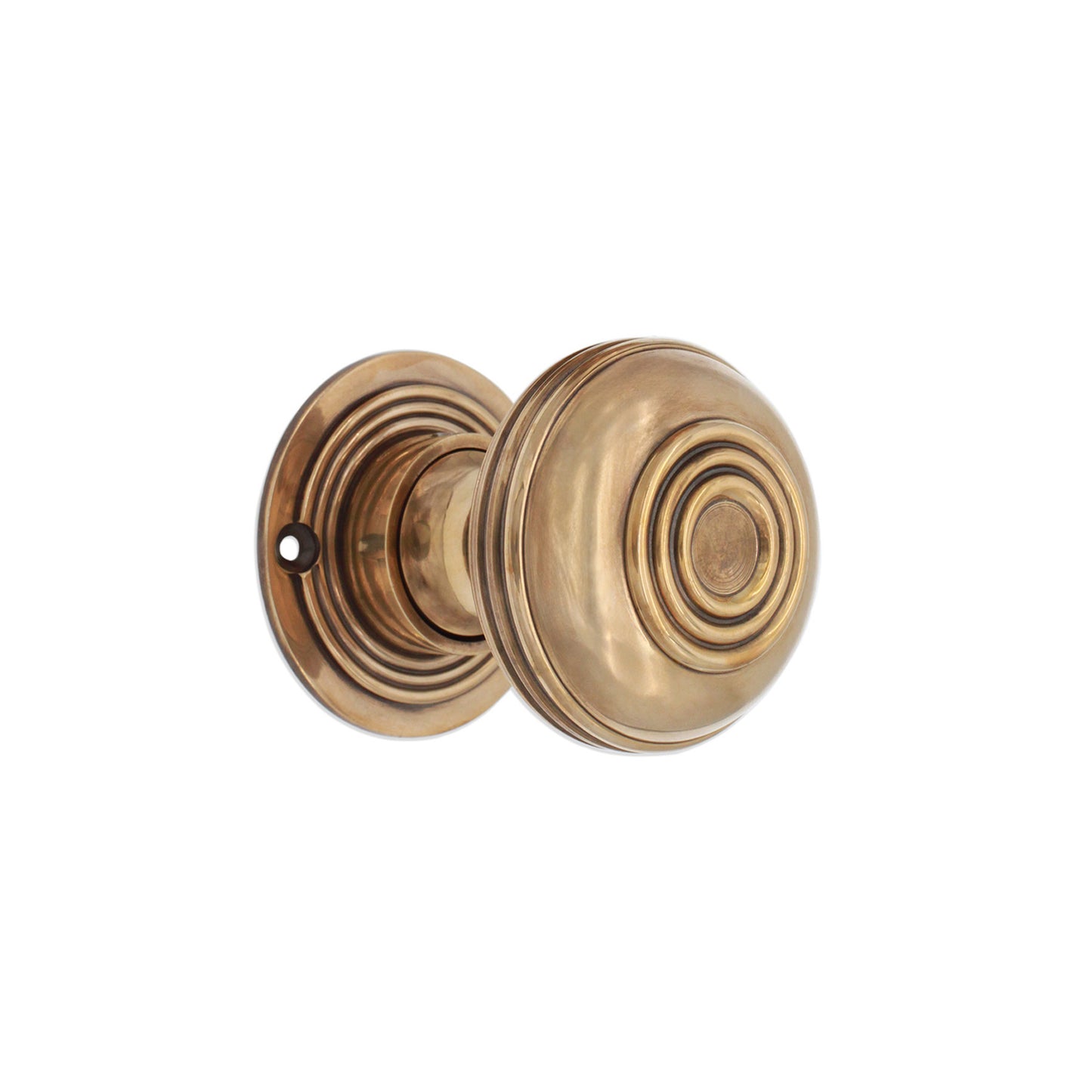 Aged Brass Bloxwich Mortice/Rim Door Knobs (Solid Brass) 63mm - SB2104AGB product image