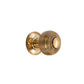 Aged Brass 63mm Reeded Beehive Mortice Door Knobs (Solid Brass) - SB2106AB product image