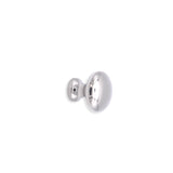 Mushroom 25mm cupboard knob in polished nickel with ergonomic design by Spira Brass, perfect for modern cabinetry.