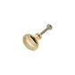 Mushroom Cupboard Knob & Ergonomic Design | Polished Brass Unlacquered | 38mm | Spira Brass product image