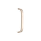 Curve Bar Cabinet Handle & Solid Brass Construction | Satin Silver | 135mm x 25mm | Spira Brass product image