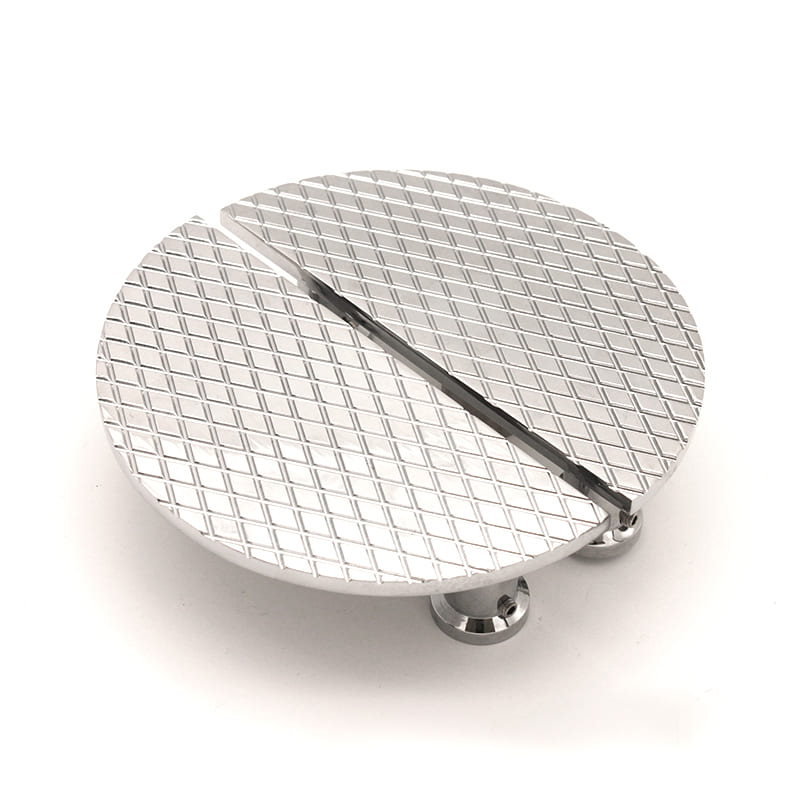 Diamond Half Moon Cabinet Handle in Polished Chrome, 150mm size, part of the Spira Brass range, showcasing a luxurious design for home decor.