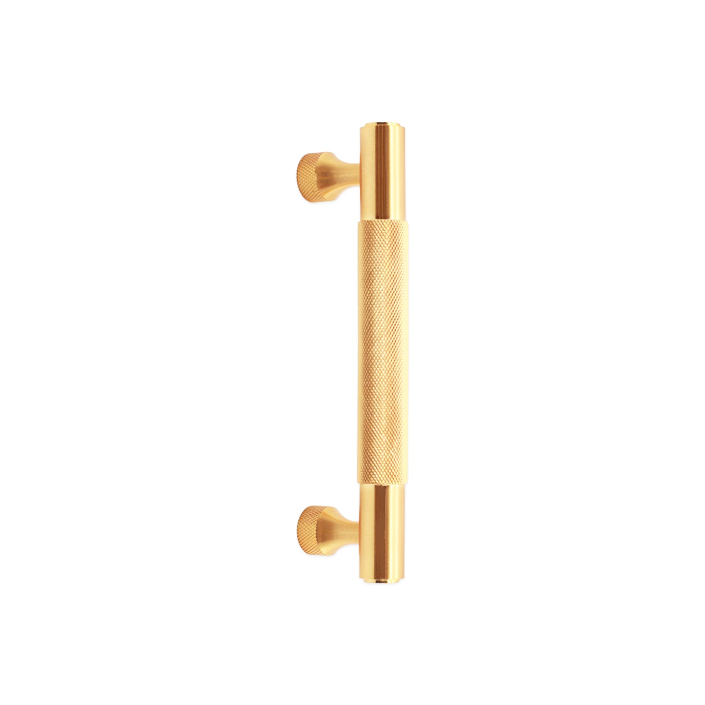 Knurled Satin Brass Cupboard Pull Handle product image