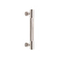 Knurled Bar Cabinet Handle | Satin Silver | 160mm | Spira Brass product image
