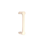 Tulip Pull Handle in Polished Nickel, 115mm, featuring a contemporary design with a unique shell bar form and rounded edges, perfect for modern interiors.
