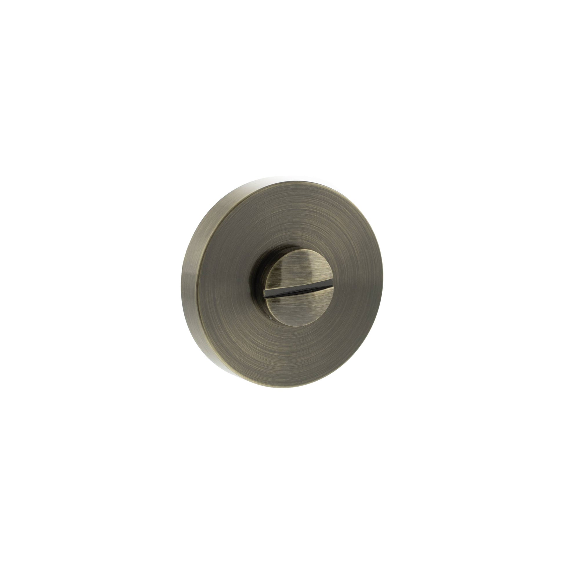 Senza Pari WC Turn and Release on Minimal Round Rose - Antique Brass - SPRWCAB product image