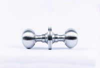 Thumbnail for Satin Chrome Reeded Beehive Mortice Door Knobs