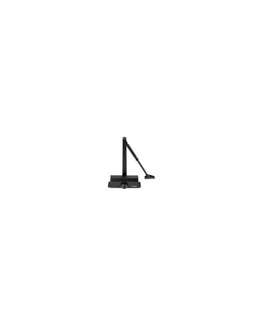 Matt Black Fire Rated Overhead Door Closer - Power Size 3, FD30/60