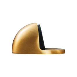 Satin Brass Oval Floor Mounted Door Stop product image
