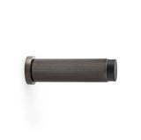 Reeded Projection Door Stop - Dark Bronze PVD | Alexander & Wilks