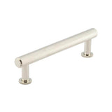 Frelan Burlington Polished Nickel Piccadilly Knurled Cabinet Pull Handle - 96mm, 128mm, 224mm