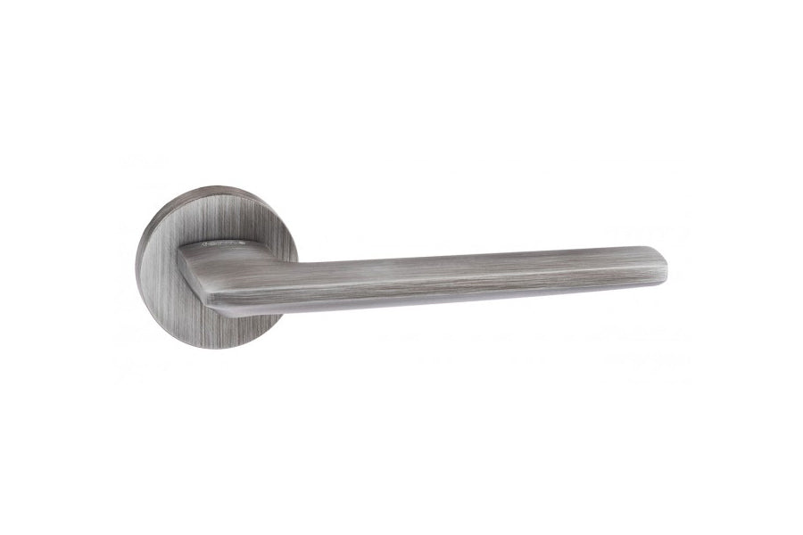 Atlantic UK Urban Graphite Boston Forme Door Handles On Round Minimal Rose - FMR422UG Matt Pewter product image