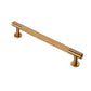 Satin Brass Knurled Cupboard Pull Handles product image