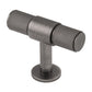 Anthracite Grey Knurled T-Bar Cupboard Knob, 50mm product image
