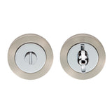 Carlisle Brass Thumbturn & Release - Satin Nickel / Polished Chrome - GK4004SNCP