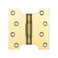Parliament Ball Bearing Hinge 102x102x3mm Brass Finish