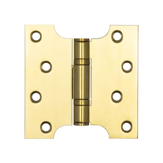 Parliament Ball Bearing Hinge 102x102x3mm Brass Finish