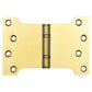 102x152x3mm Brass Finish Parliament Ball Bearing Hinge