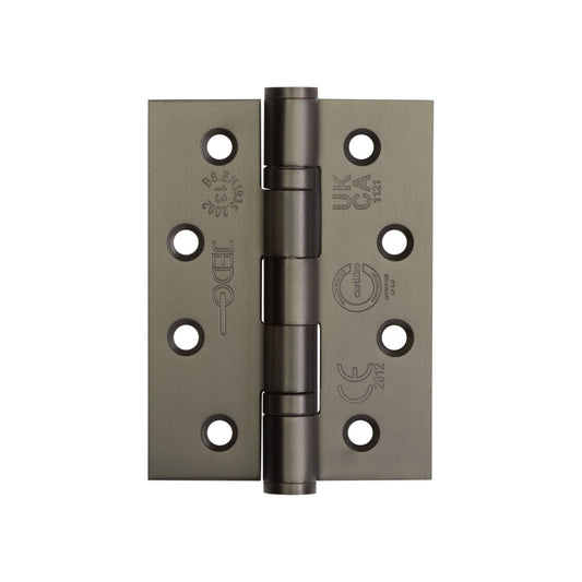 4 Inch Grade 13 Fire Rated Dark Bronze Ball Bearing Hinges