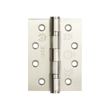 4 Inch Satin Stainless Steel, Grade 13 Fire Rated Ball Bearing Hinges