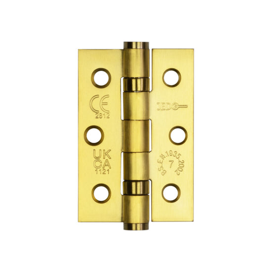 3 Inch Electro Brass Ball Bearing Hinges J9502EB