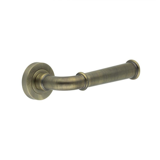 Classic Antique Brass Lever on rose JV847AB
