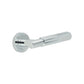 JV848PC Frelan Jedo 'Bloom' Polished Chrome Door Handles on Round Rose