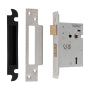 Satin Stainless Steel 5 Lever British Standard BS EN 12209 Sash Lock - 2.5 Inch & 3 Inch product image