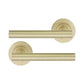 Lever Door Handle & Key Features | Satin Brass | 110mm | Jura | Spira Brass