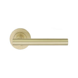Lever Door Handle & Key Features | Satin Brass | 110mm | Jura | Spira Brass