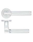 Zoo Hardware Stanza Contract Polished Chrome 'Bilbao' Lever on Round Rose, ZPA090-PC