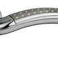 Monaco Satin Nickel/Polished Chrome Door Handles M78SNCP