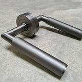 Anthracite Grey, Gun Metal Grey Knurled Door Handles - More4Doors