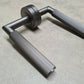 Frelan Hardware Linear Knurled Matt Gun Metal Grey Door Handles - JGM402