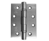 4 Inch Satin Stainless Steel, Grade 13 Fire Rated Ball Bearing Hinges