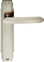 Carlisle Brass - Art Deco Door Handles - Satin Nickel