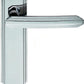 ADR012CP CARLISLE BRASS ART DECO HANDLES - POLISHED CHROME LATCH DOOR HANDLES