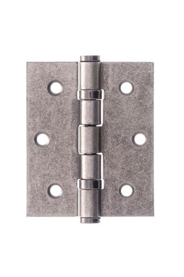 3 Inch Pewter Distressed Silver Ball Bearing Hinges A2HB32525DS