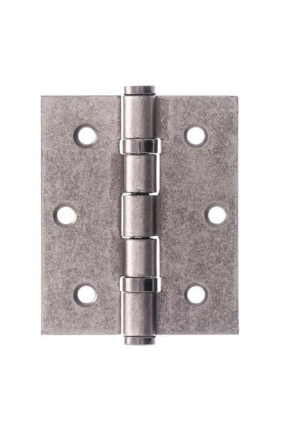 Distressed Silver (Pewter) Ball Bearing Hinges - 3 Inch