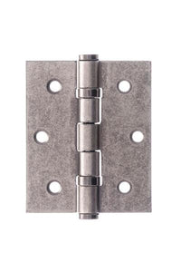 Thumbnail for Distressed Silver (Pewter) Ball Bearing Hinges - 3 Inch