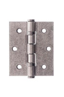 3 Inch Pewter Distressed Silver Ball Bearing Hinges A2HB32525-DS