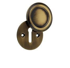 JV605AB Antique Brass Parisian Covered Keyhole