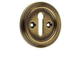 JV604AB Antique Brass Parisian Standard Keyhole