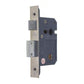 Heavy Duty Bathroom Mortice Lock - Stainless Steel Plates