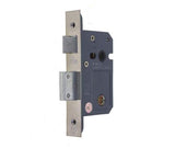 Heavy Duty Bathroom Mortice Lock - Stainless Steel Plates