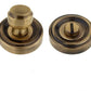 Antique Brass Parisian Bathroom Turn and Release Mechanism