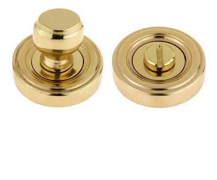 JV2652PB Polished Brass Parisian Bathroom Turn and Release